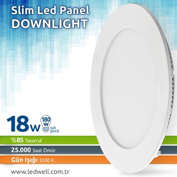 18watt-siva-alti-led-panel-downlight-gunisigi